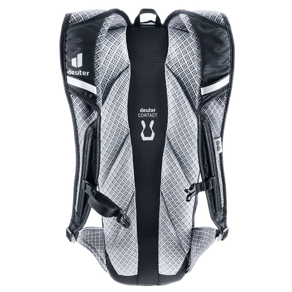 Deuter One Road backpack with removable rain cover protects gear on wet rides.