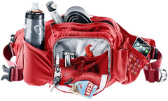 Deuter Pulse 5 bike hip bag front organizer for easy tool access.