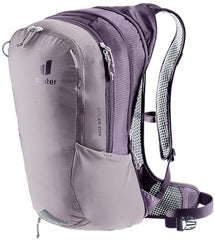 Deuter Race Air 14+3 backpack with open compartments for organized gear.