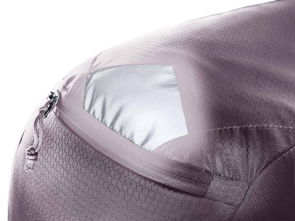 Lavender color Deuter Race Air 14+3 adds stylish visibility.