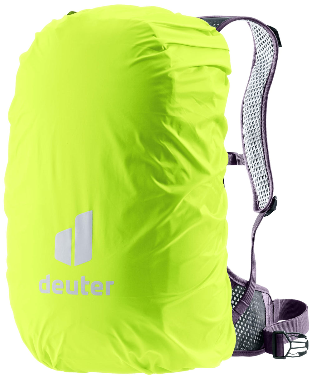 Integrated rain cover stowed at the bottom of Deuter Race Air 14+3.