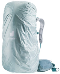 Deuter Rain Cover Ultra backpack cover in Tin protects gear from rain and moisture.