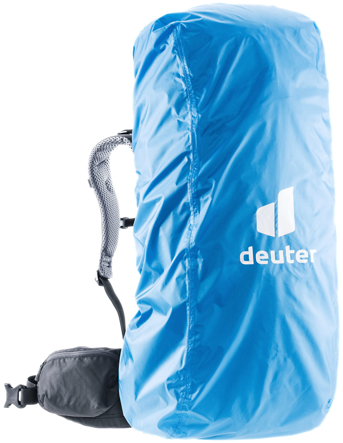 Deuter Rain Cover III for 45-90L packs in Cool Blue with waterproof protection.