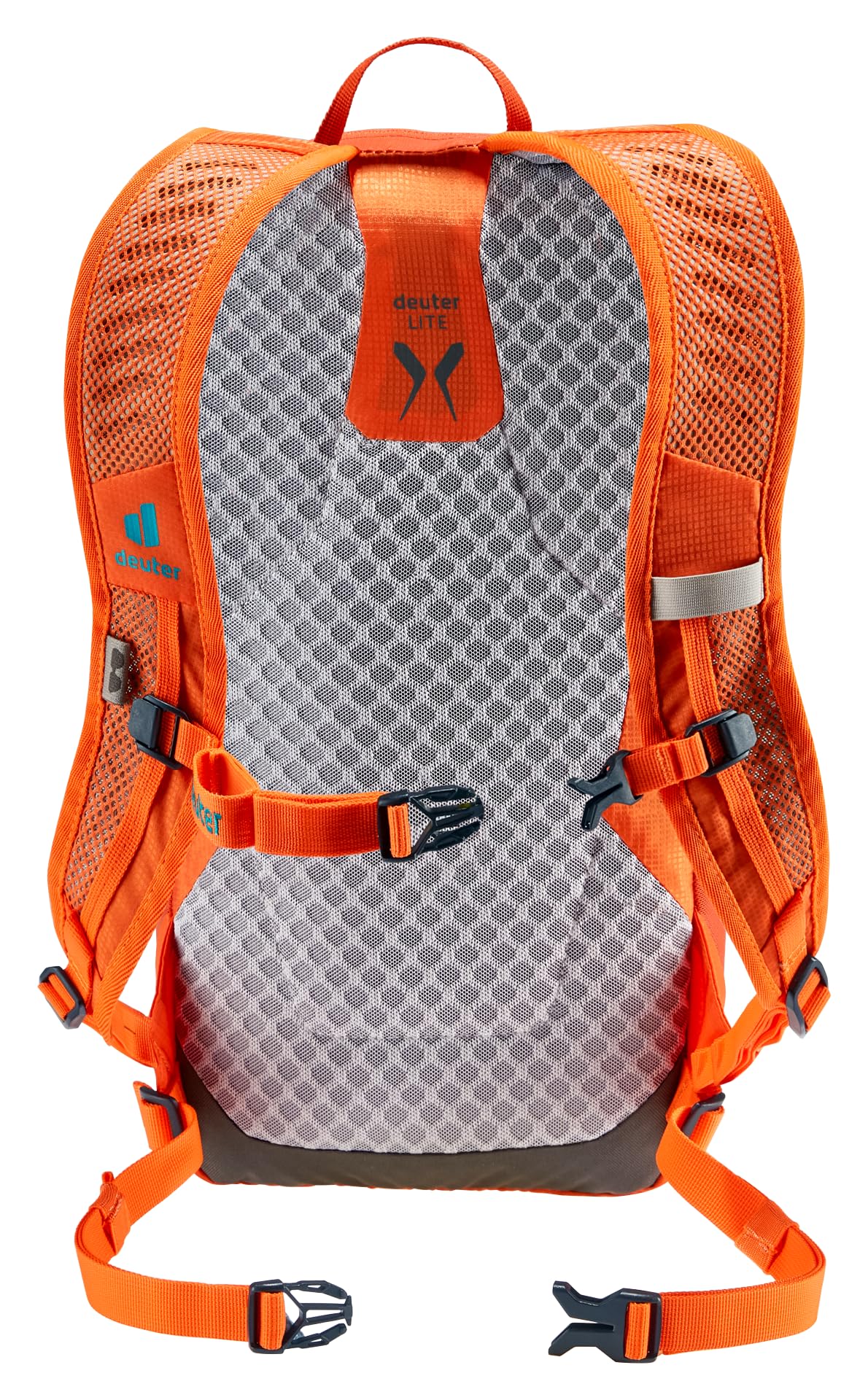 Deuter Speed Lite 13L main compartment open for quick access on trails