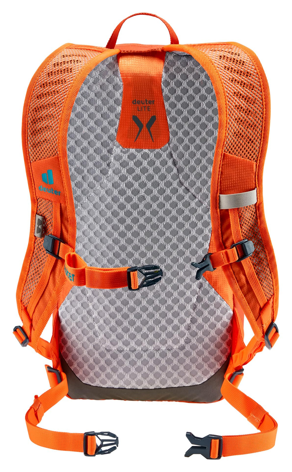 Deuter Speed Lite 13L main compartment open for quick access on trails