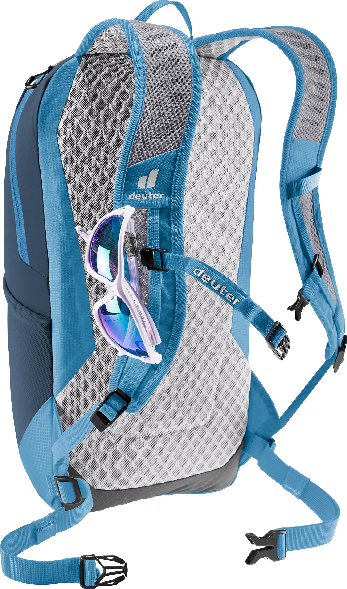 Deuter Speed Lite 13L compact gear organization on top and stretch areas
