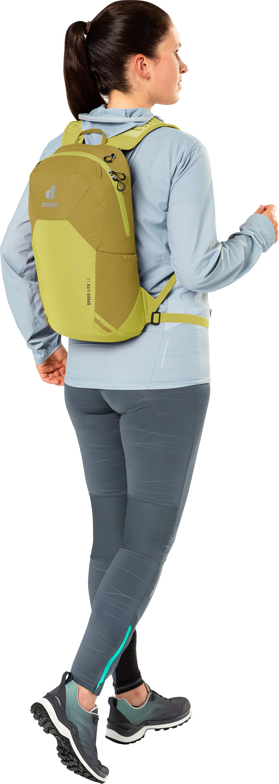 Deuter Speed Lite 13L glasses stow system keeps shades secure