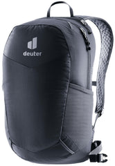 Deuter Speed Lite 13L backpack front view highlights lightweight comfort for day hikes.