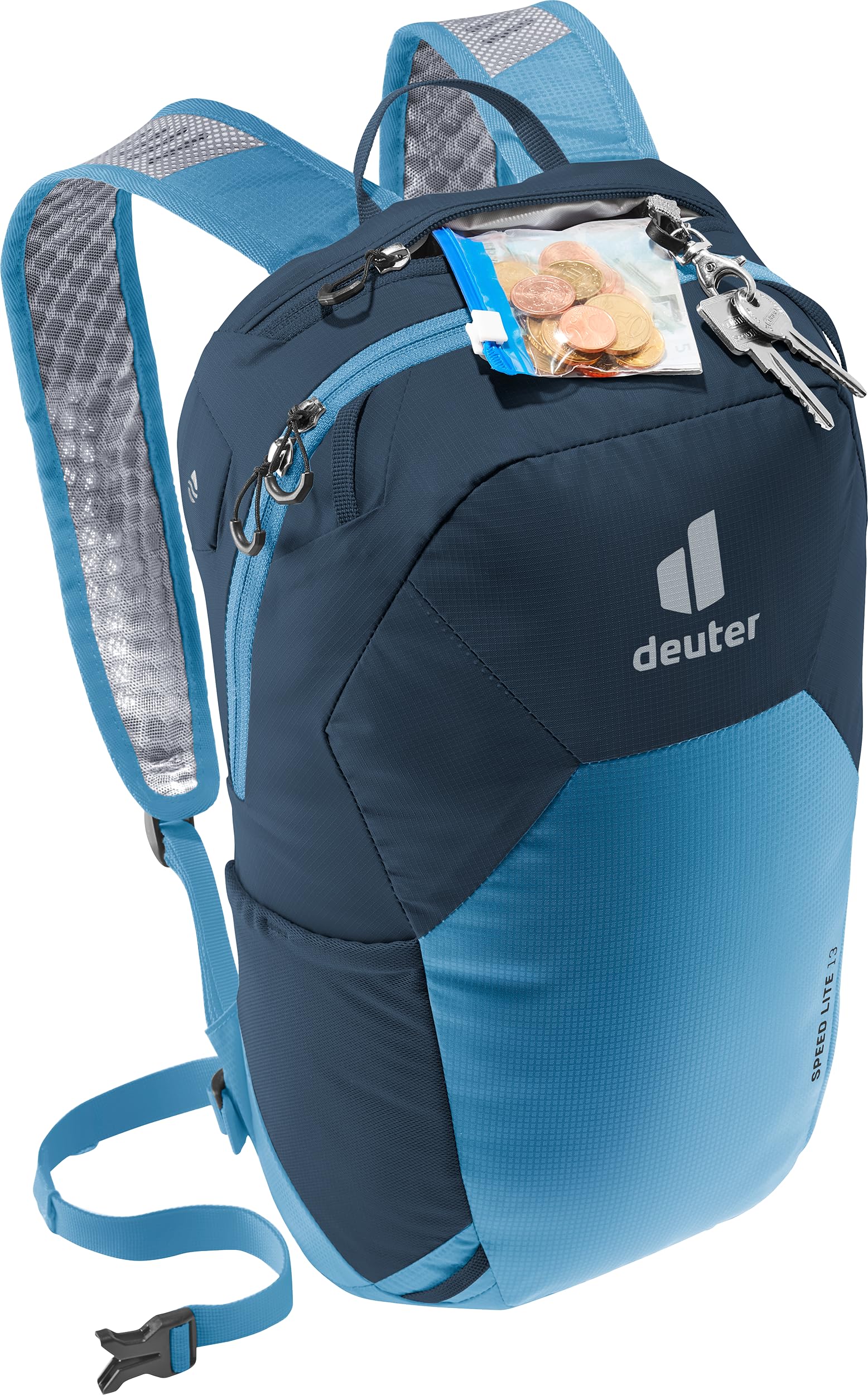 Deuter Speed Lite 13L hydration compatibility for easy sipping on trail