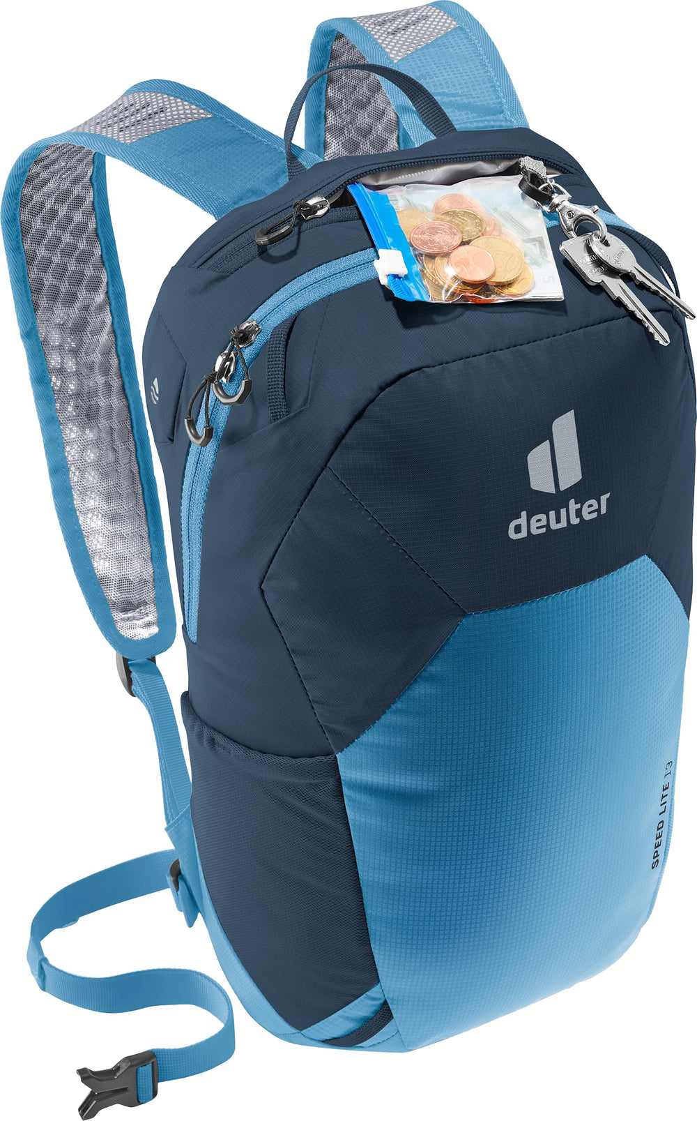 Deuter Speed Lite 13L hydration compatibility for easy sipping on trail