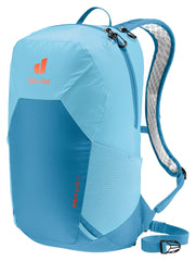 Deuter Speed Lite 17L front view in Azure-Reef, ideal for fast day hikes