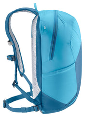 Deuter Speed Lite 17L shoulder strap with glasses stow demonstrates quick-access storage
