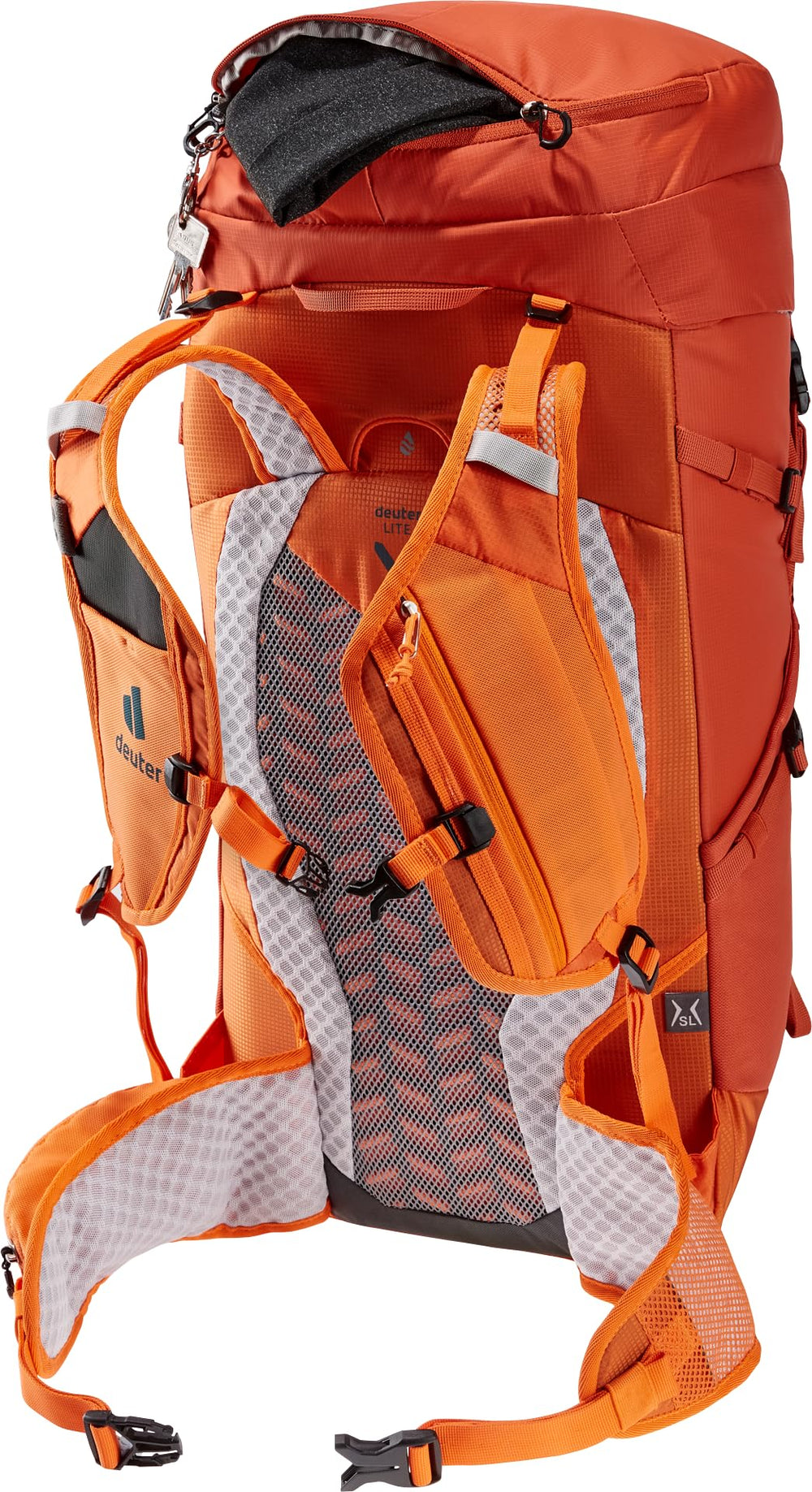 Deuter Speed Lite 28 SL hydration compatibility for streamlined sipping.