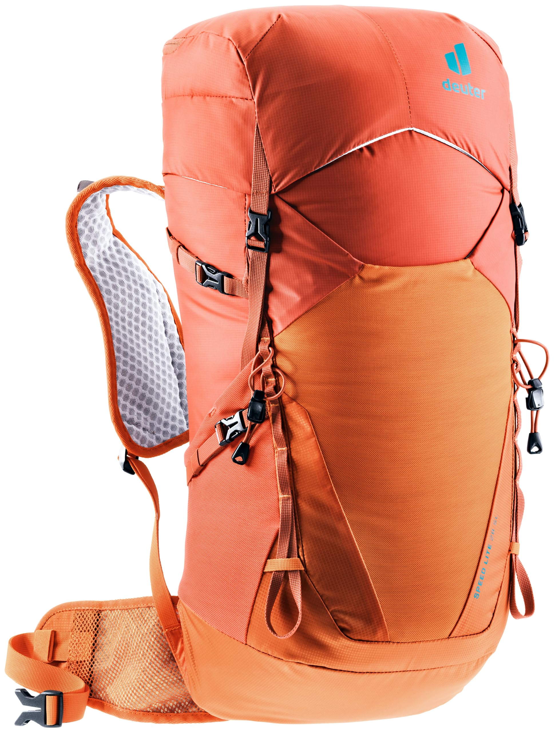 Deuter Speed Lite 28 SL overview highlighting ultralight design for day hikes.