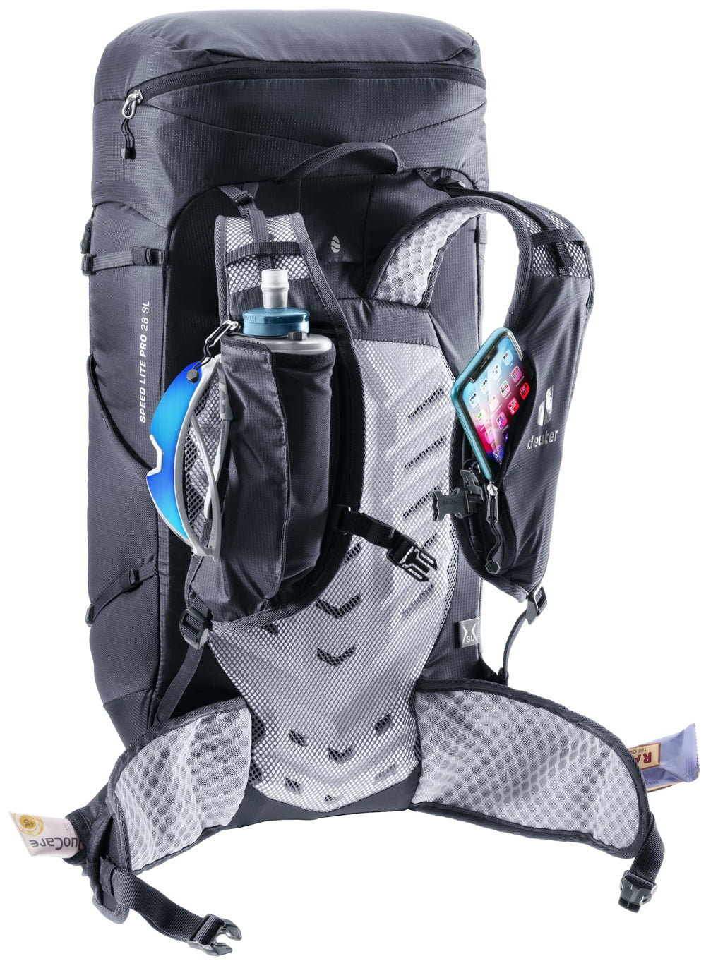 Deuter Speed Lite 28L SL gear loops on the front for extras