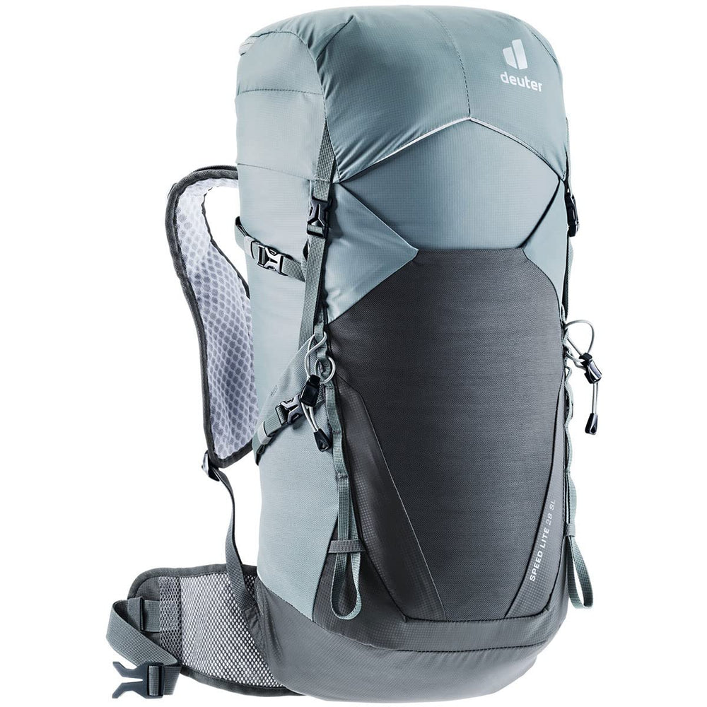 Deuter Speed Lite 28L SL front stretch pocket for gloves and small items.