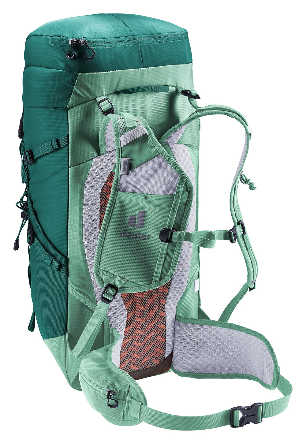 Deuter Speed Lite 28L SL Women’s interior zipper pocket keeps valuables secure