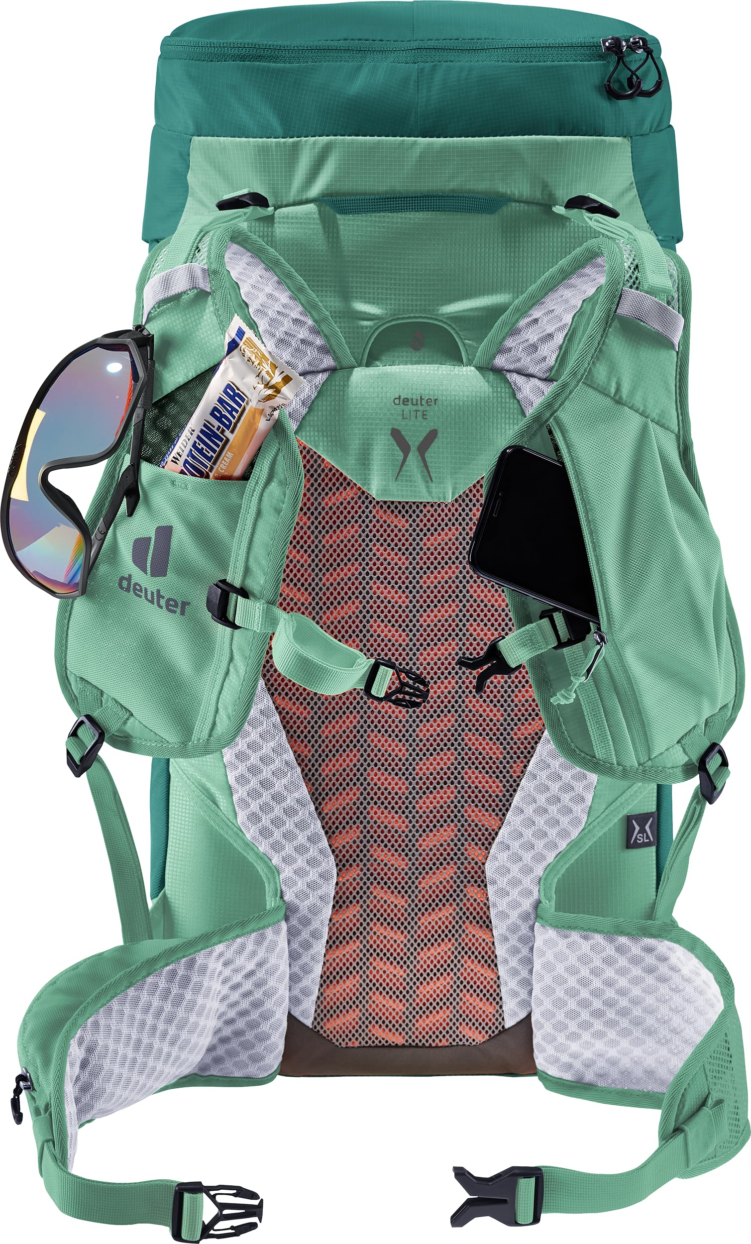 Deuter Speed Lite 28L SL Women’s trekking-pole attachment accommodates hiking gear