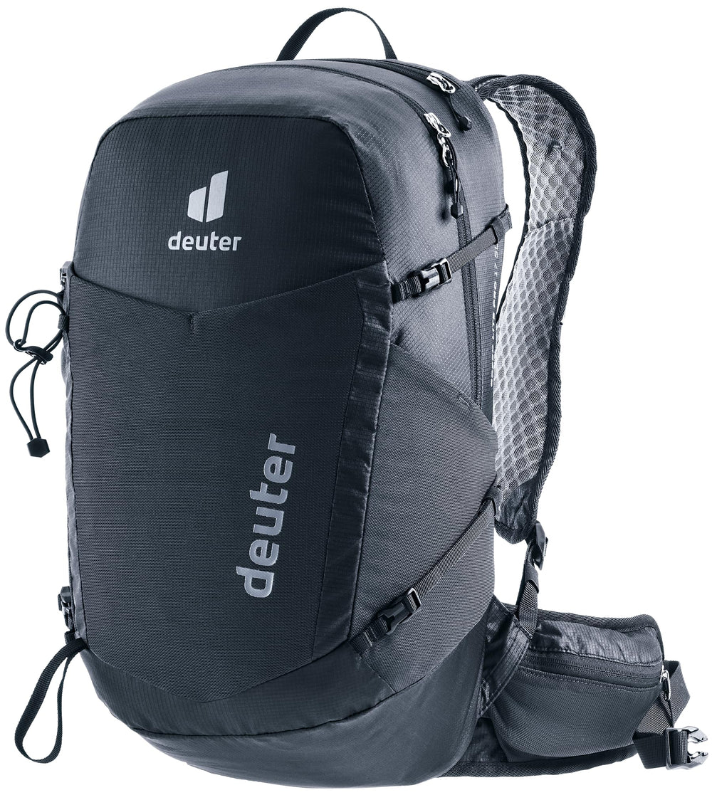 Deuter Speed Lite Pro 17L SL backpack with vented back for breathable comfort on long hikes.