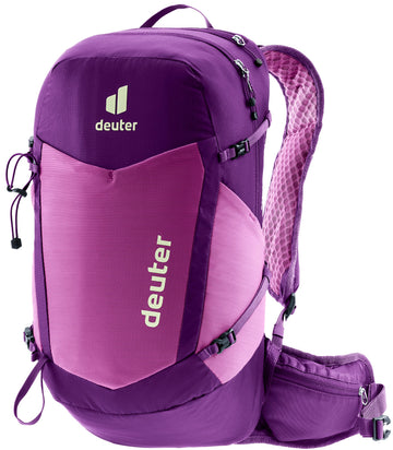 Deuter Speed Lite Pro 17L SL side view shows compact ergonomic design for fast hikes.