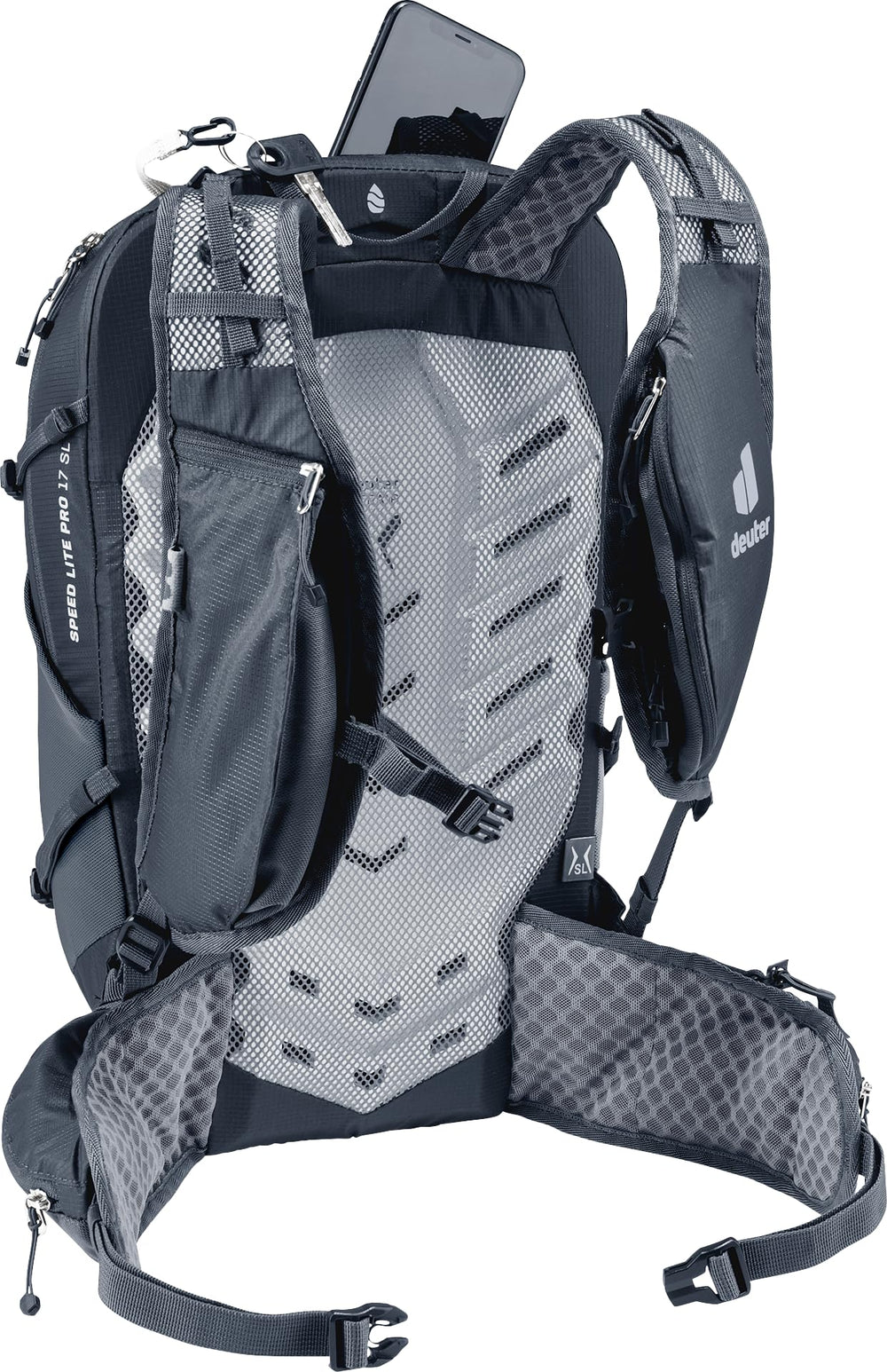 Deuter Speed Lite Pro 17L SL women’s backpack external straps for extra gear