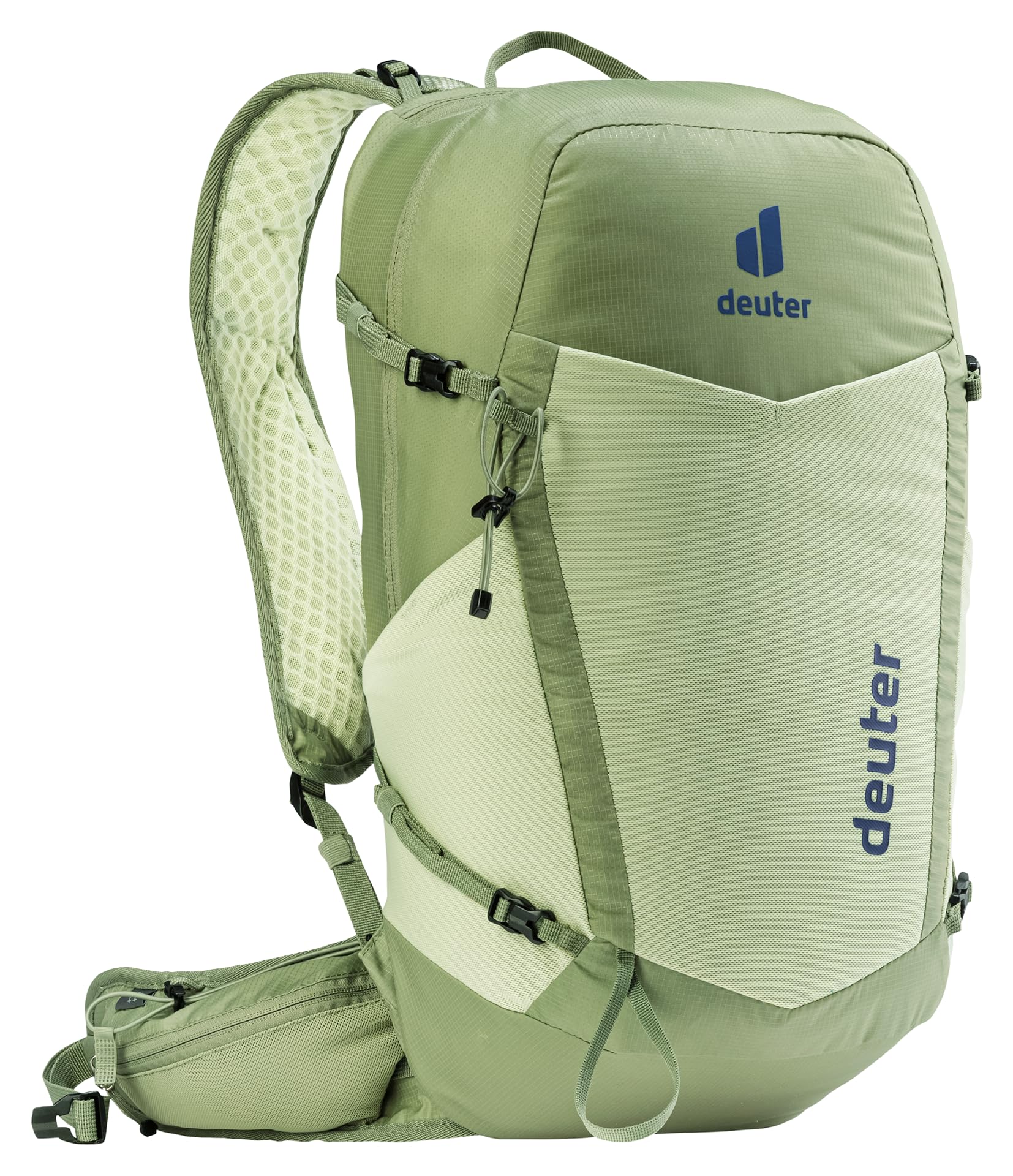Deuter Speed Lite Pro 19L Bluesign, ClimatePartner, Green Button sustainability certifications.