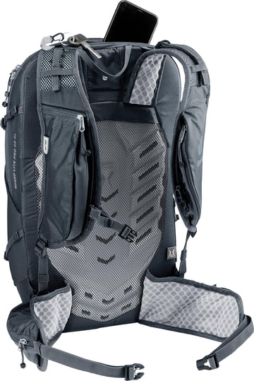 Ergonomic hip fins on Deuter Speed Lite Pro 23L SL for stable load