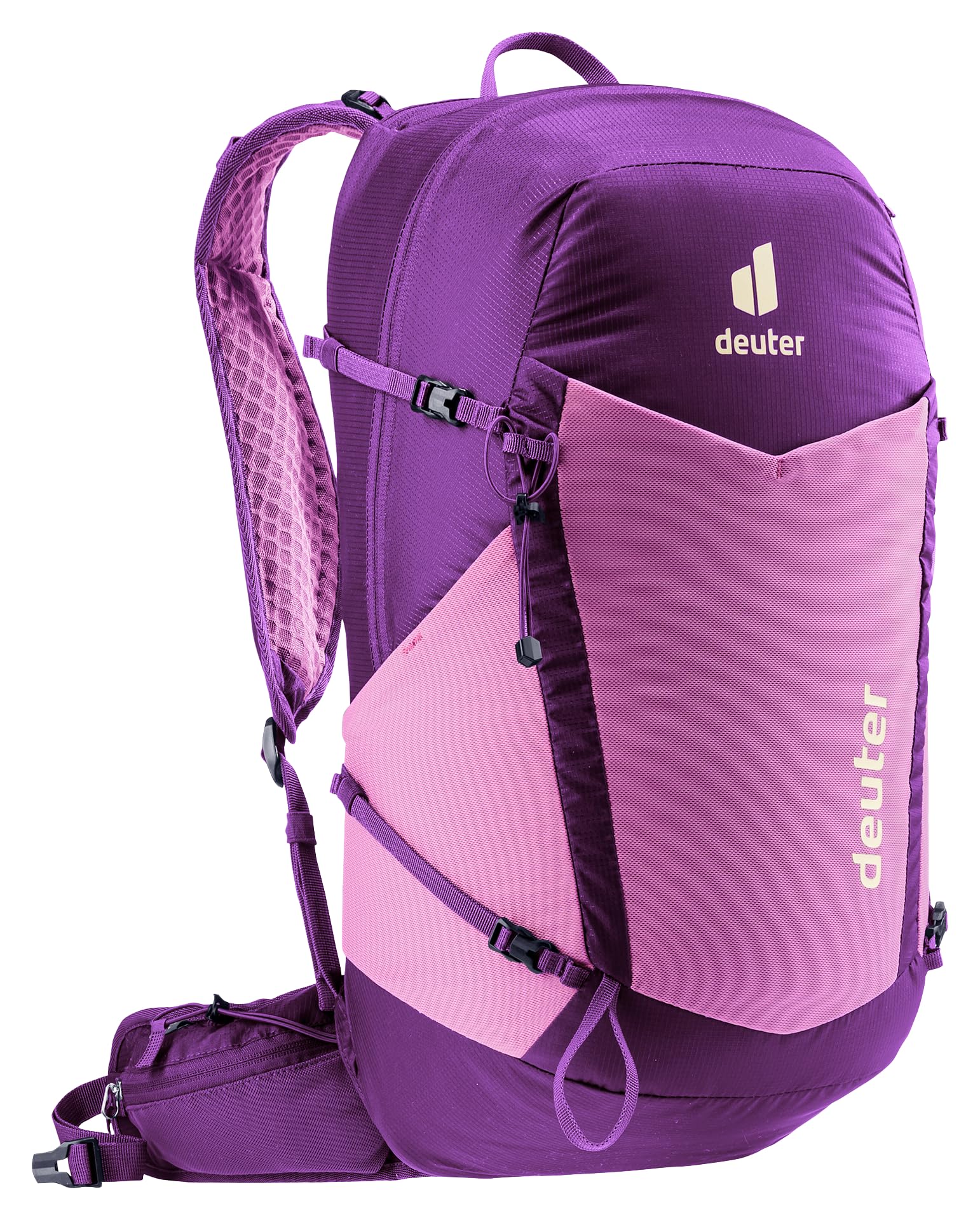 Deuter Speed Lite Pro 23L SL SOS label aids remote-adventure safety.