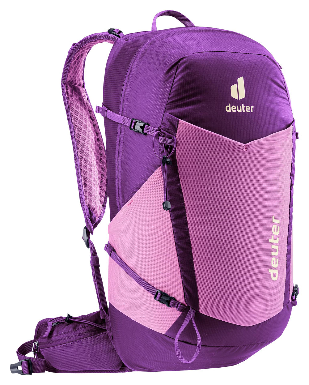 Deuter Speed Lite Pro 23L SL SOS label aids remote-adventure safety.