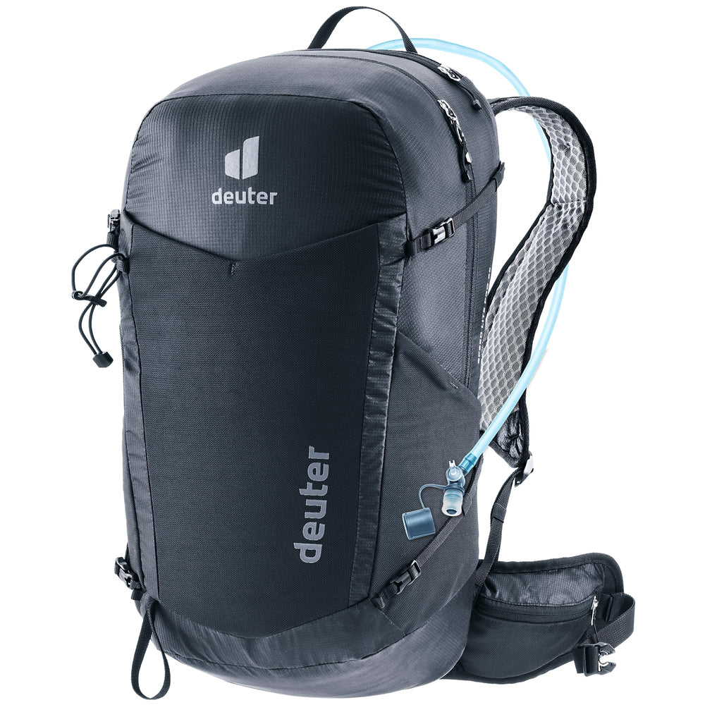 Deuter Speed Lite Pro 25L backpack overview showing hydration-ready design for mountain hikes.