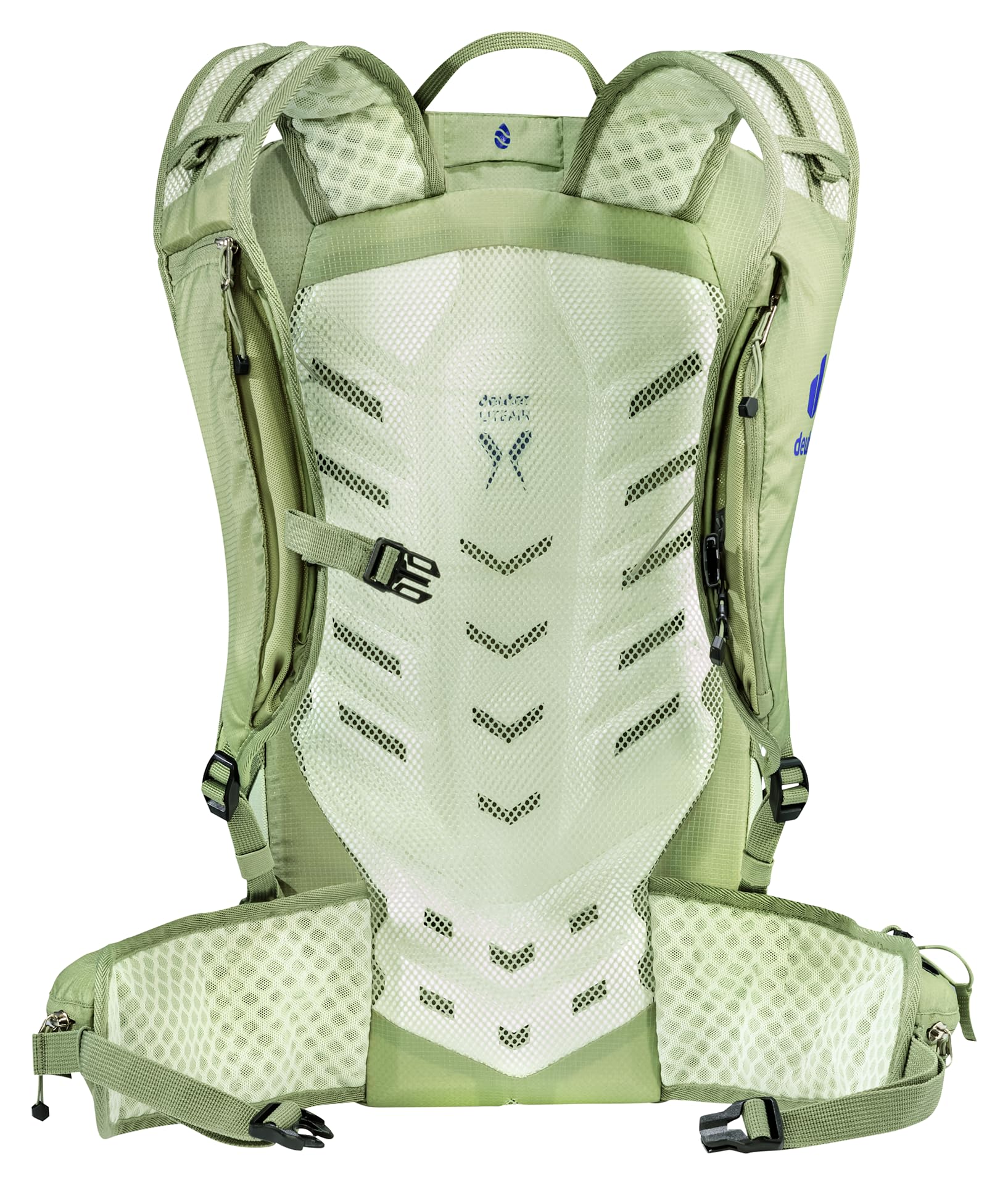Deuter Speed Lite Pro 2L hydration bladder enables on-the-go drinking.