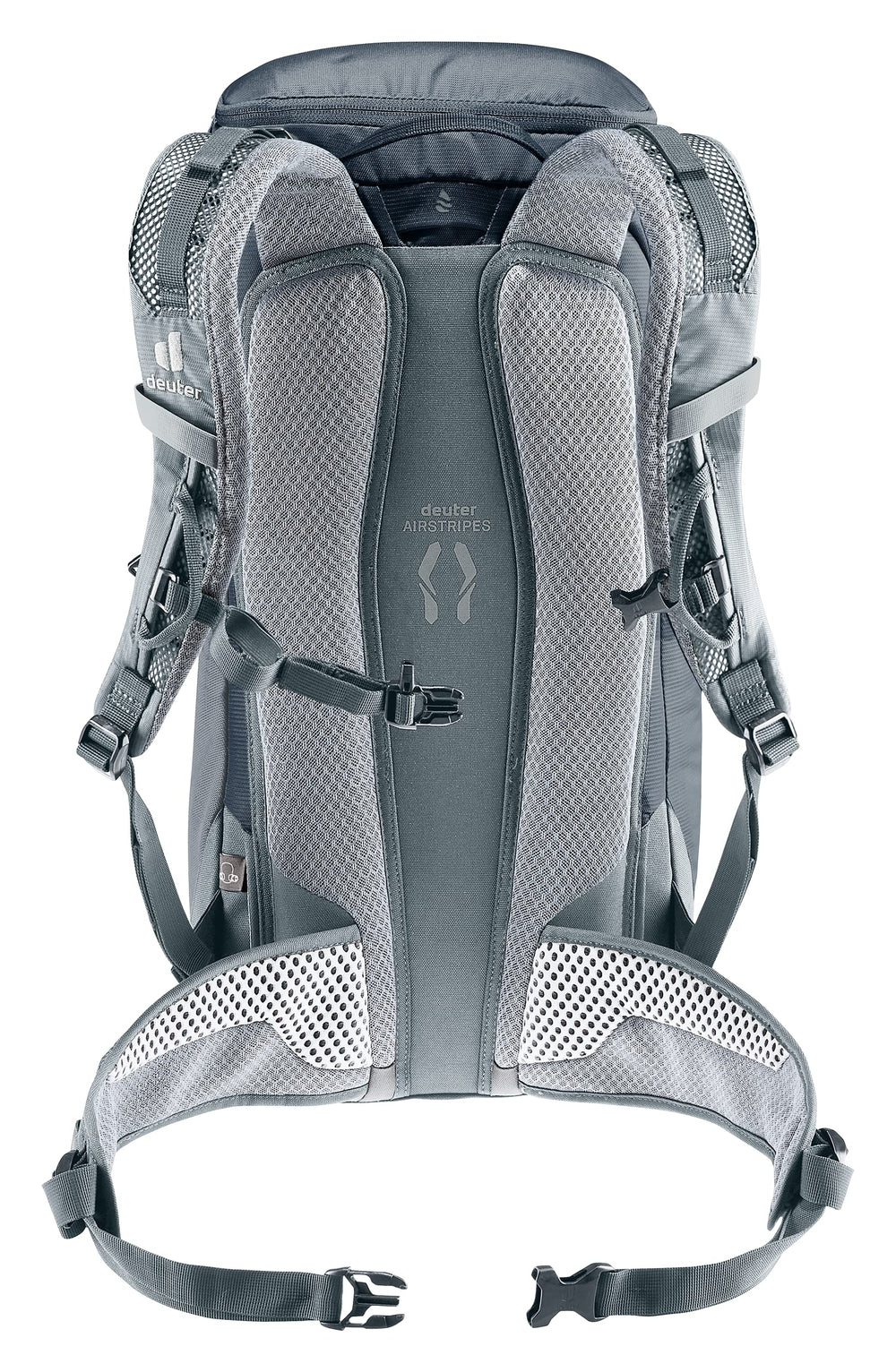Deuter Trail 18L side profile showing hydration compatibility for on-the-go sipping.