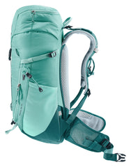 Deuter Trail 22L ventilated back enhances air circulation during long ascents.