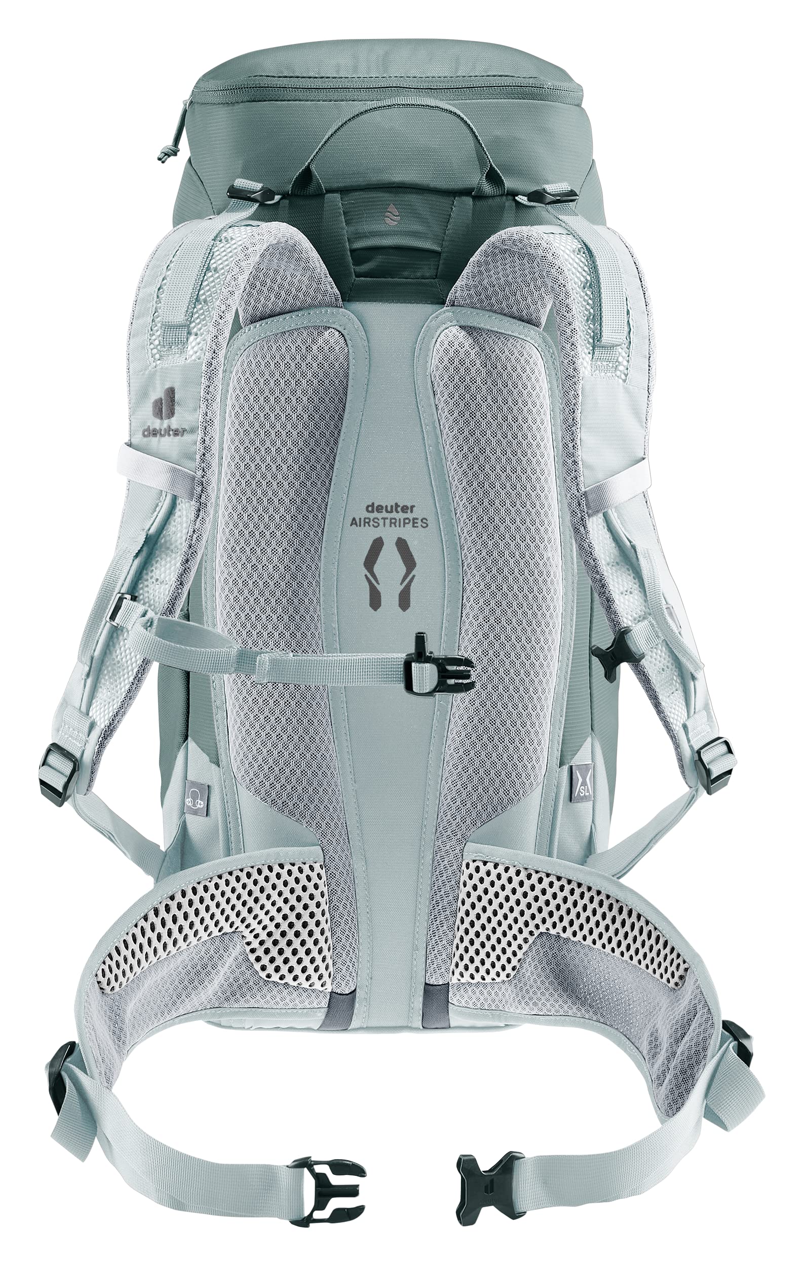 Deuter Women's Trail 22L SL airstripes back-ventilation highlights breathability on ascents