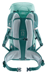 Deuter Trail 22L Women’s Fit highlights secure ergonomic shoulder design for hikers.