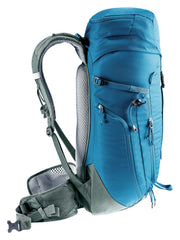 Delrin U-shaped frame on the Deuter Trail 24L distributes weight for stability.