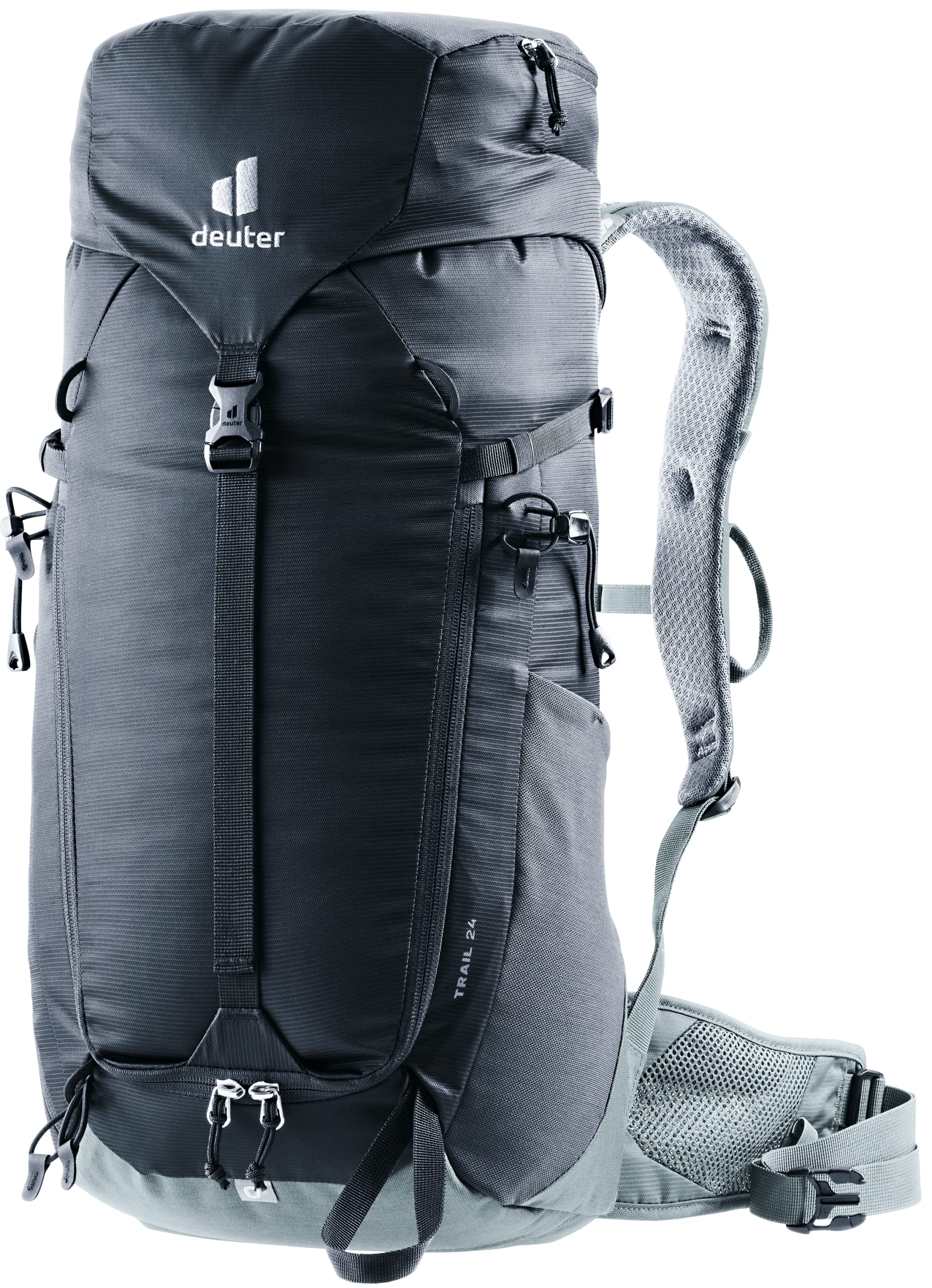 Deuter Trail 24L on trail showing Airstripes back system for airflow