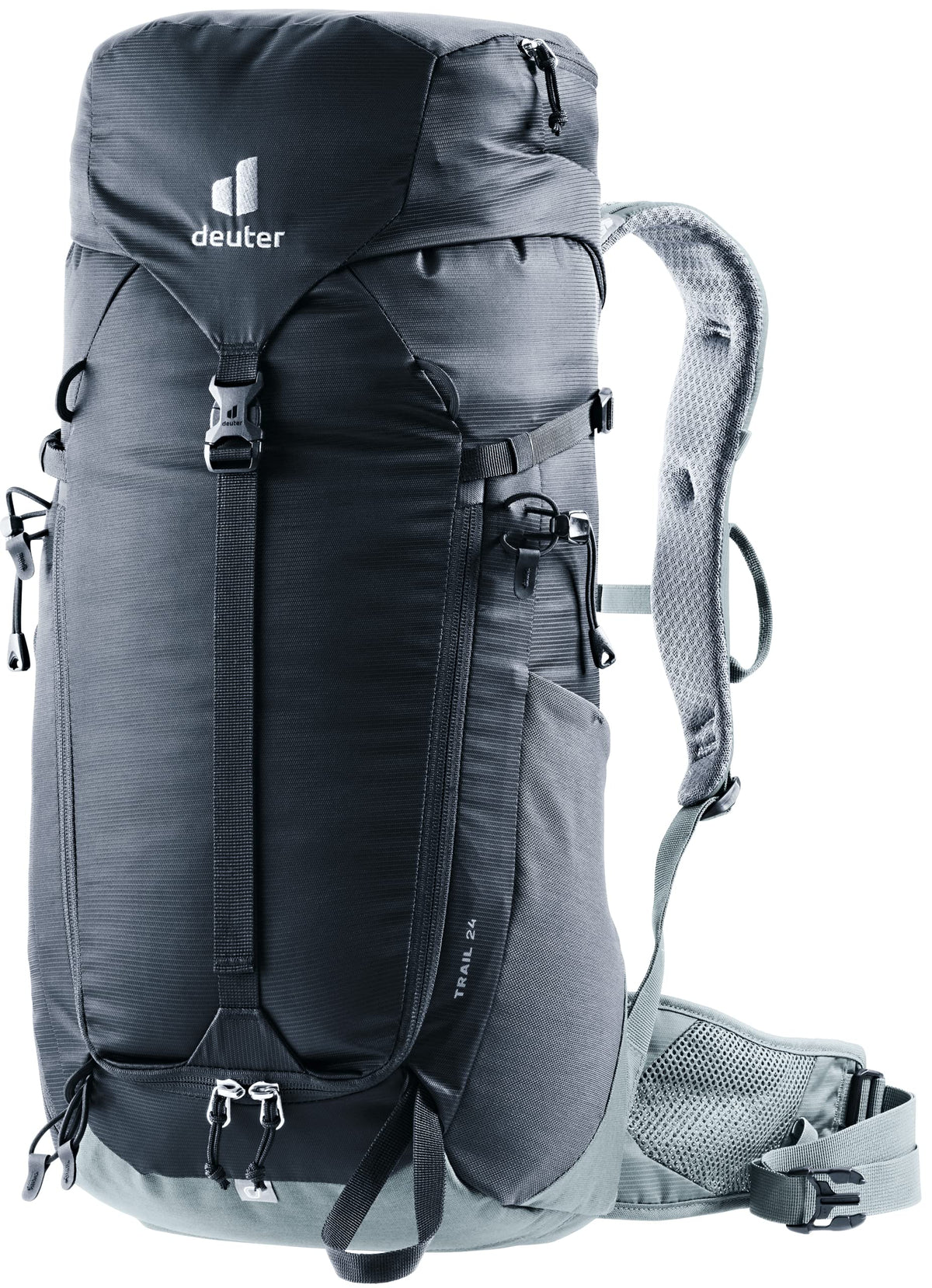 Deuter Trail 24L on trail showing Airstripes back system for airflow