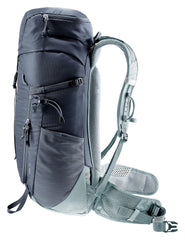 Front pocket and zipper layout on Deuter Trail 24L backpack