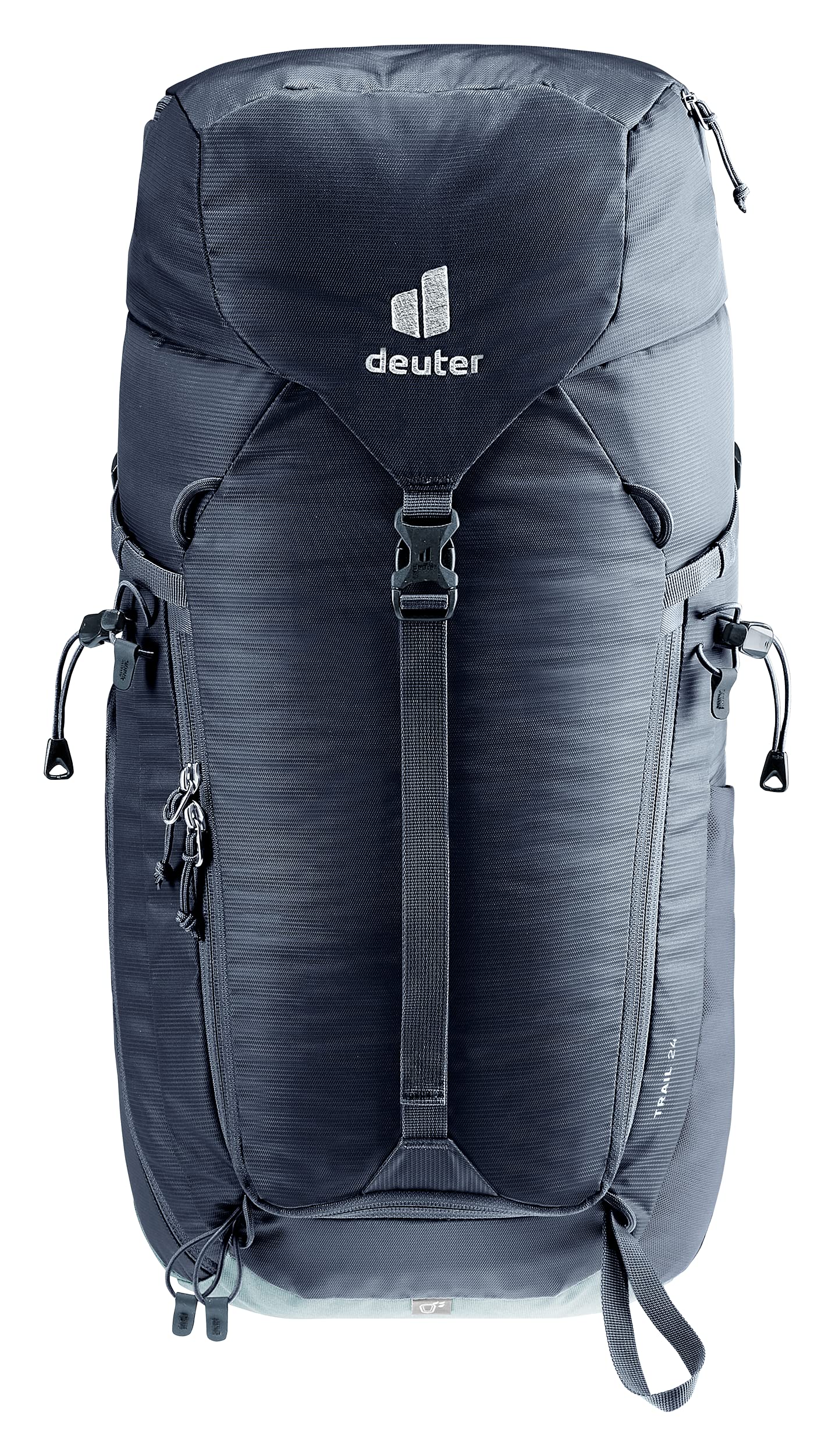Helmet loops and pole attachment on Deuter Trail 24L for climbing sets