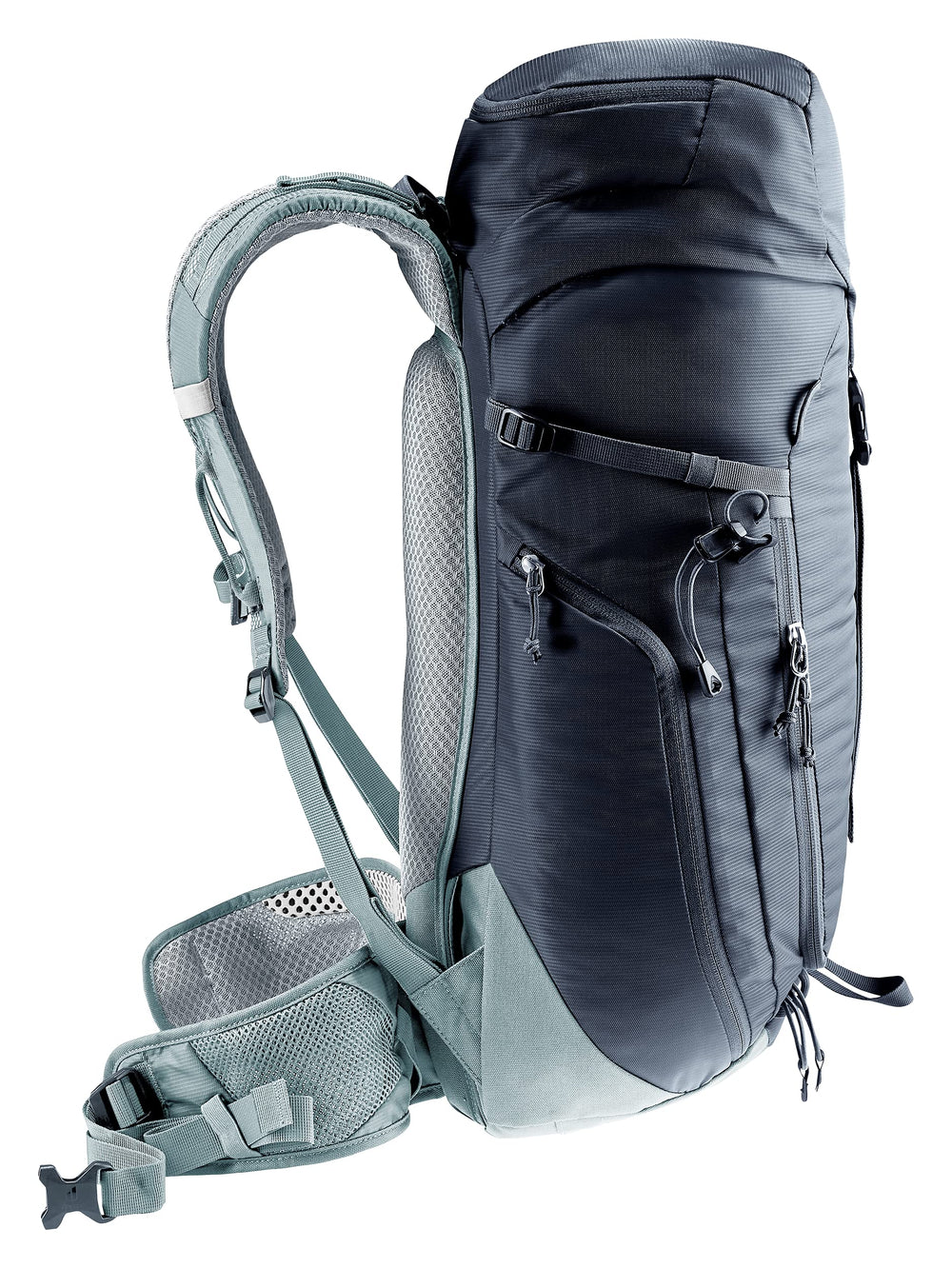 Delrin U-shaped frame distributes weight on Deuter Trail 24L