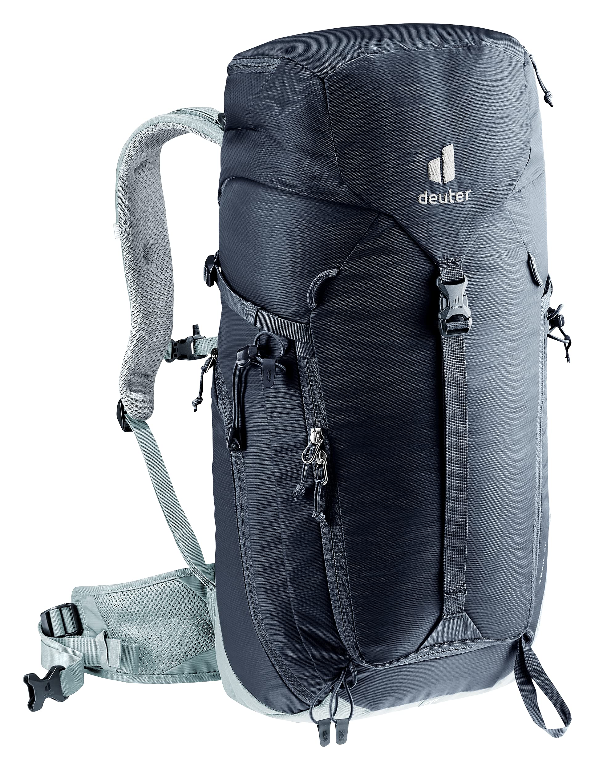 Detachable lid and rain cover on Deuter Trail 24L external protection