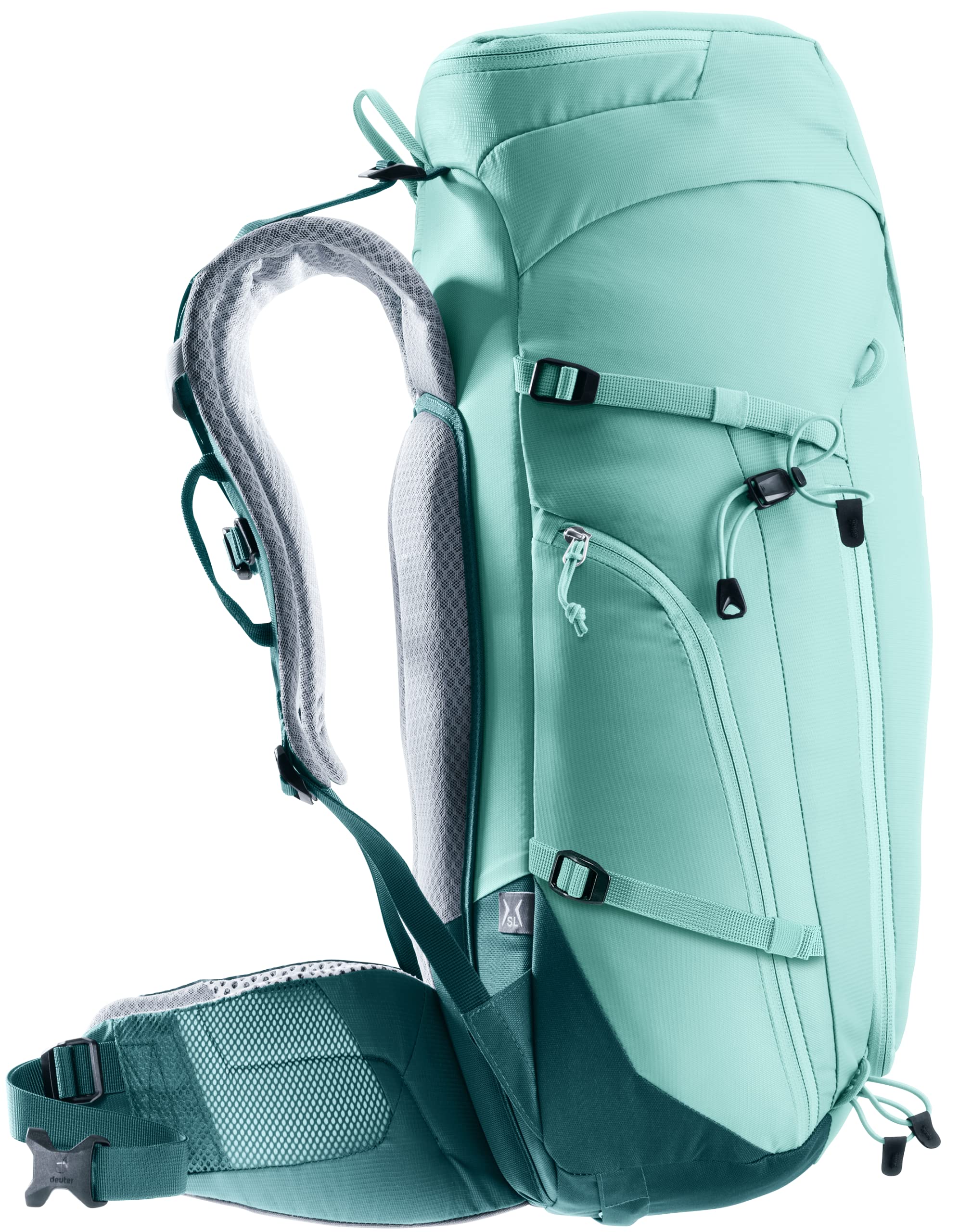 Deuter Trail 28L SL back with Airstripes ventilation for cooling airflow