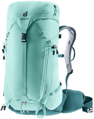 Deuter Trail 28L SL front view showing slim, narrow-fit silhouette for shoulder comfort