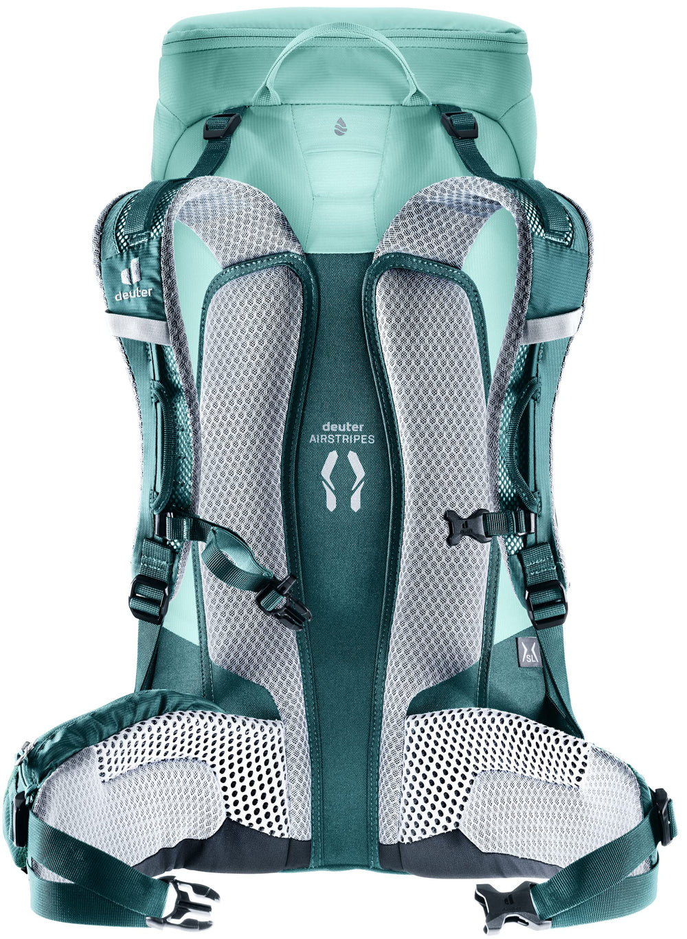 Deuter Trail 28L SL side view highlighting compact profile and stability