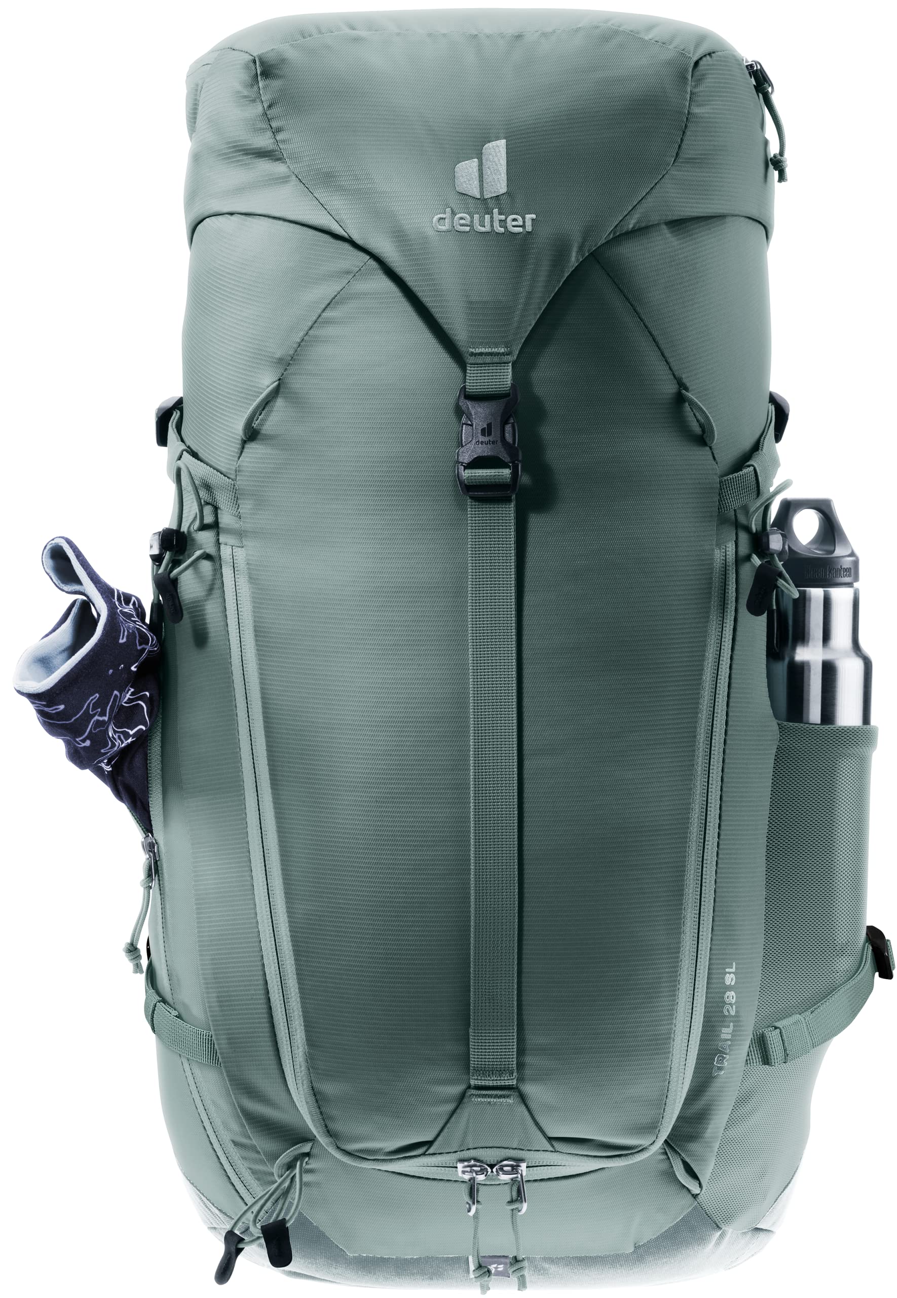 Stretch side pockets on Deuter Trail 28L SL for fluids or layers