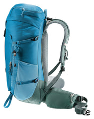 Deuter Trail 30L hip fins offer stable weight distribution on uneven terrain.