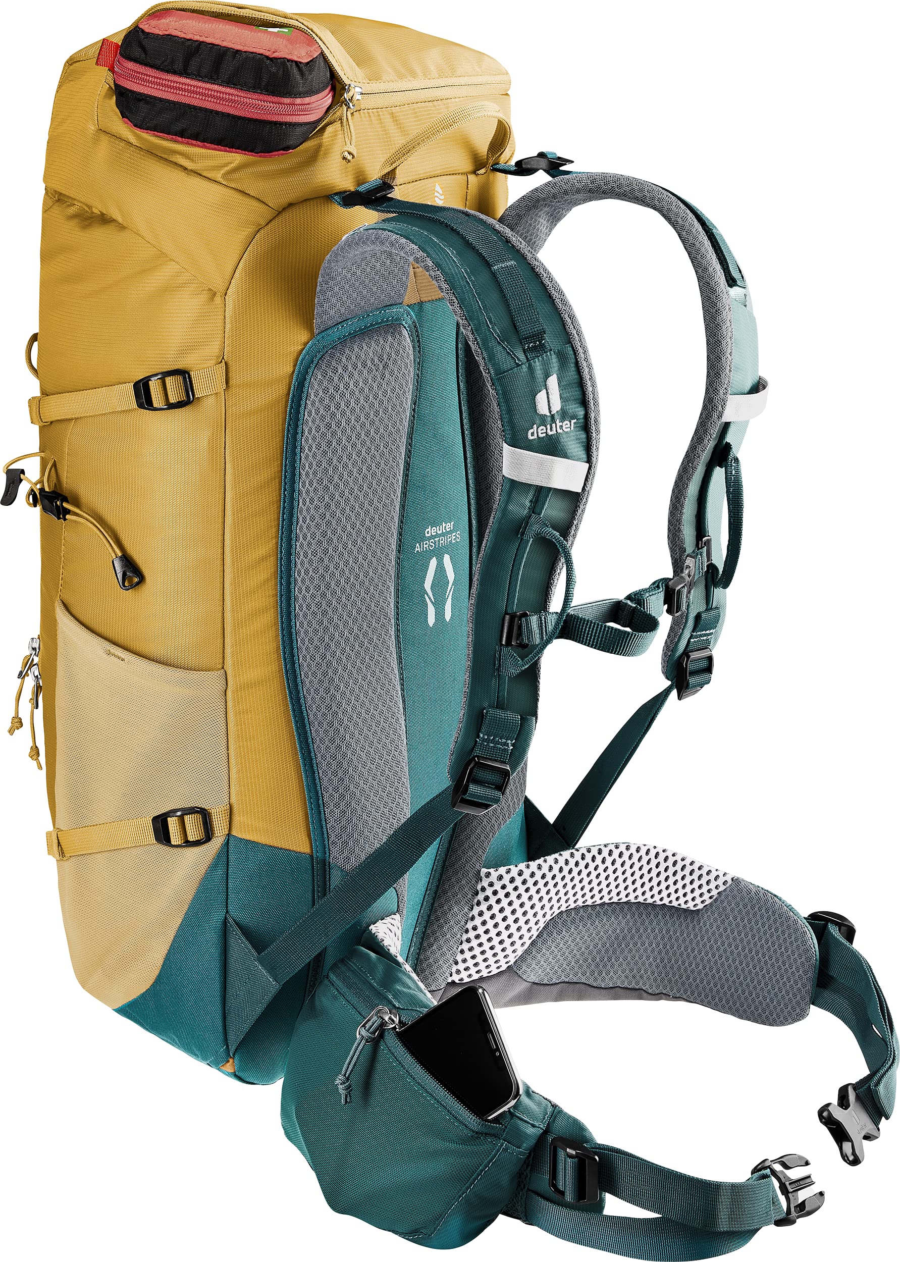 Deuter Trail 30L stretch side pockets for quick access