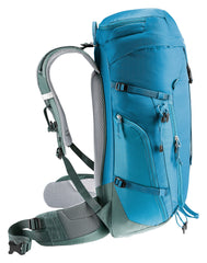 Deuter Trail 30L ventilated back panel keeps you cool on steep climbs.