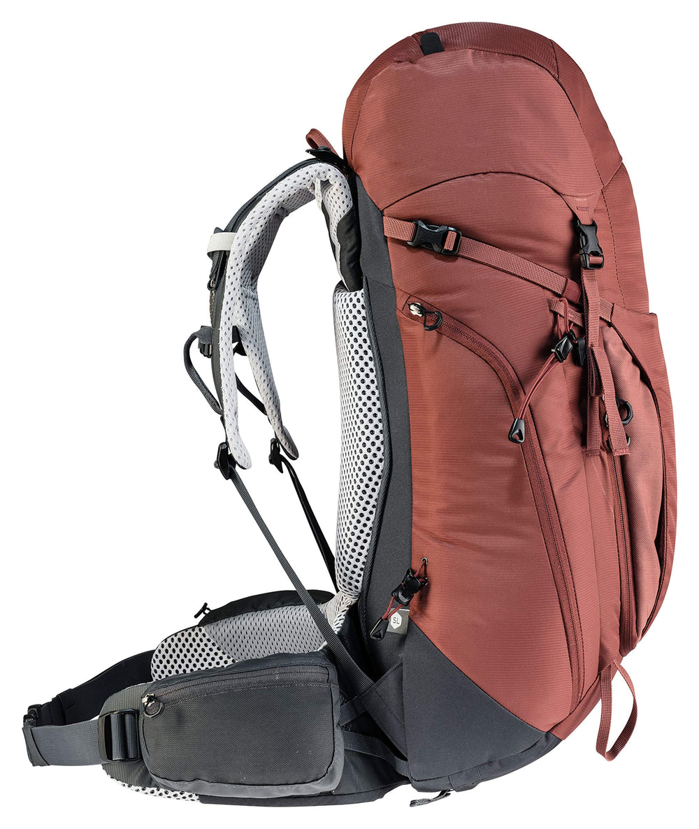 Close-up of the hip belt on the Deuter Trail Pro 34 SL for comfort and support